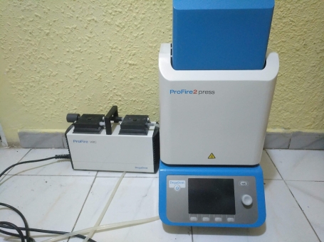 Horno cerámica e inyección degudent profire 2 press